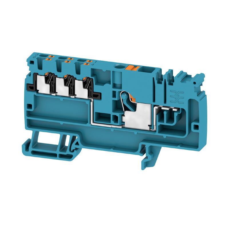 2522830000 - Blue Modular Terminal, 6 mm², 500 V, Push-In Connection  (Pack of 20)