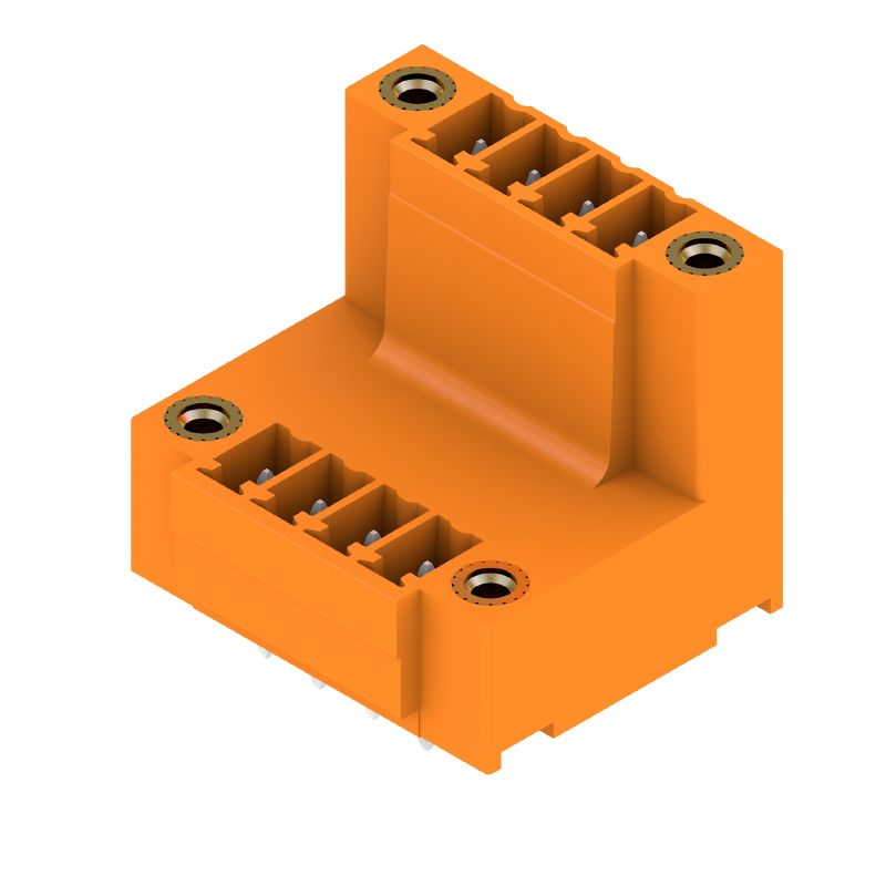 1035010000 - 3.81mm Male PCB Connector, 8 Poles, 180° Angle, Orange  (Pack of 50)