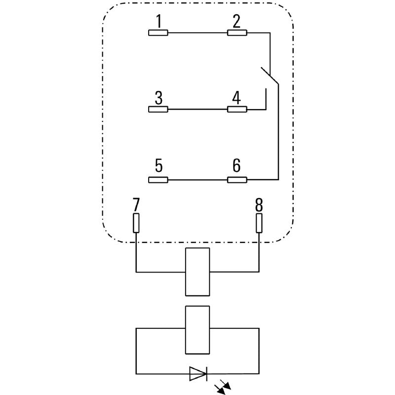 2765390000 - 230V AC Relay with 16A Capacity and 4.8mm Connections  (Pack of 20)