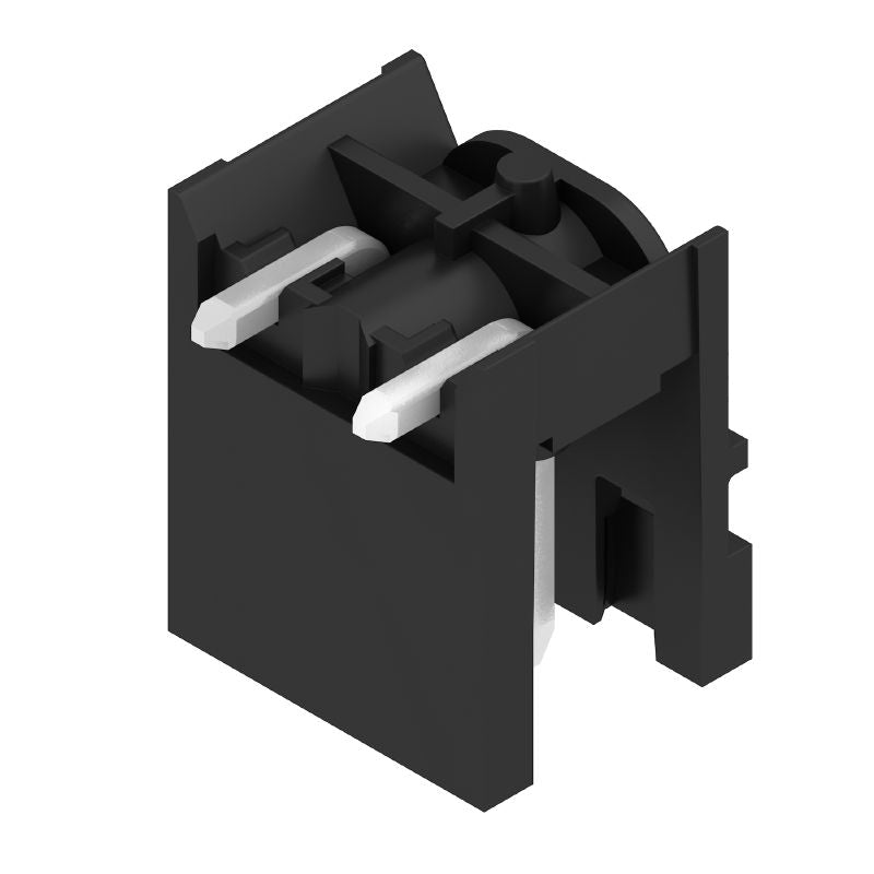 1774762001 - 5.08mm Black PCB Connector, 2 Poles, 90° Angle  (Pack of 100)