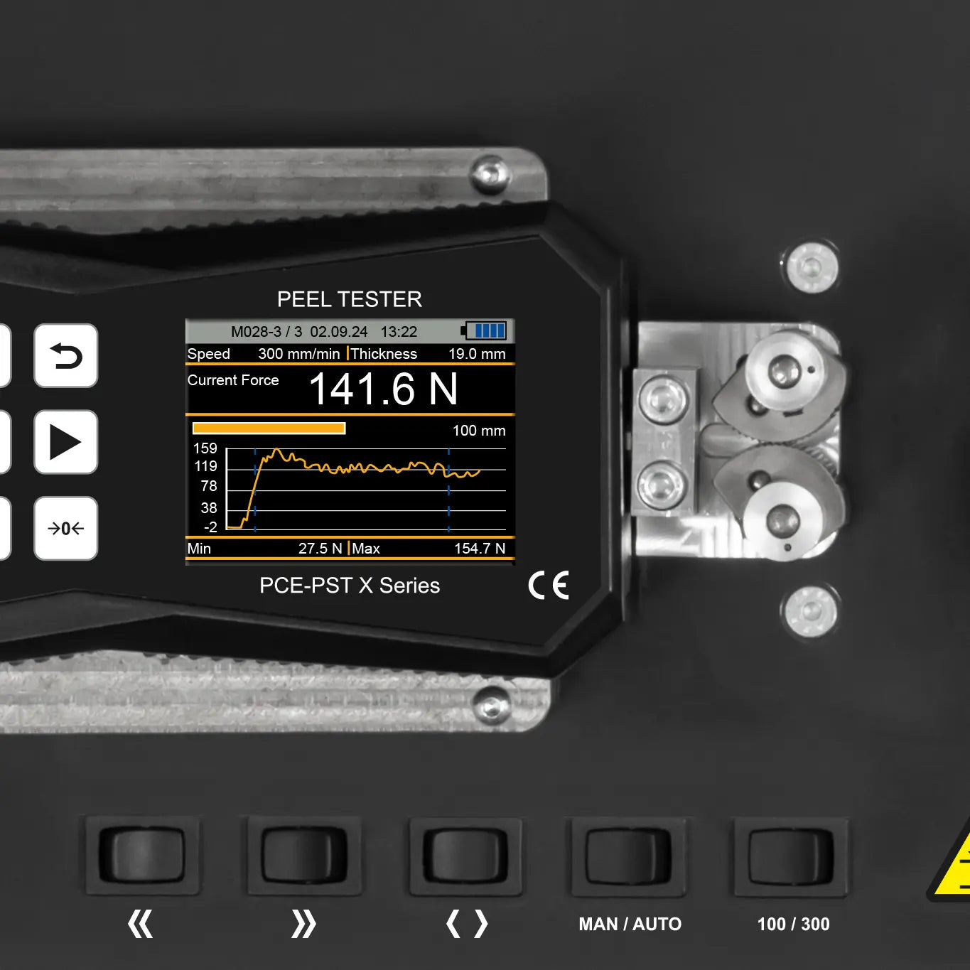 PCE-PST 1 - Handheld Test Stand for peel tests, 0-500 N measurement