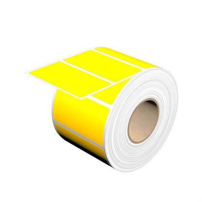 1751831687 - Yellow Self-Adhesive Polyester Device Markers, 35x65mm, 1000 Pack
