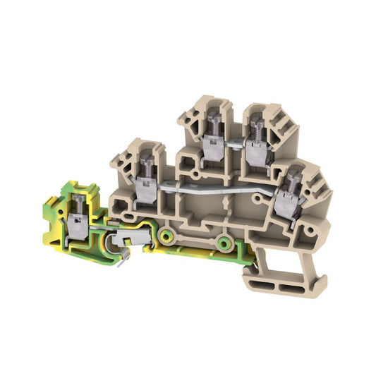 1783790000 - 2.5mm² Dark Beige Terminal with 5 Screw Connections  (Pack of 50)