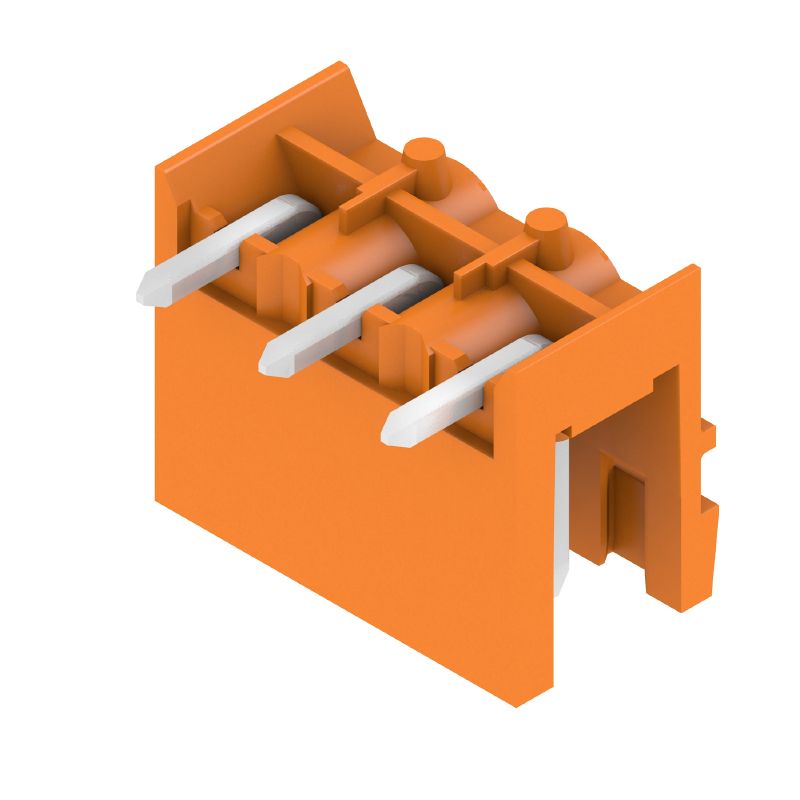 1146740000 - 3-Pole 5.08mm Orange PCB Connector with THT Solder  (Pack of 100)