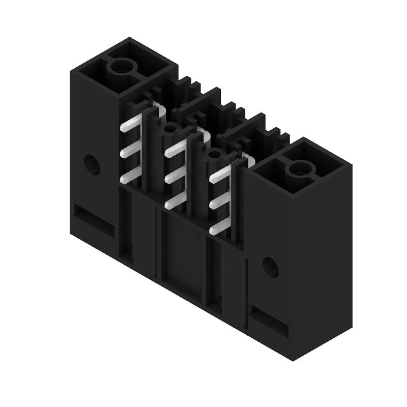 1813580000 - 3-Pole 3.5mm Male Header Connector, 90° with Flange  (Pack of 36)