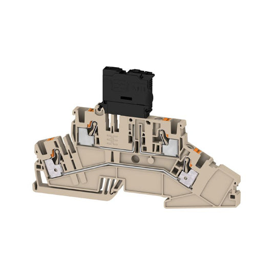 2831500000 - Dark Beige Push-In Fuse Terminal for 4 mm² Wires  (Pack of 50)