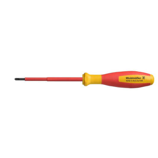2749980000 - VDE Screwdriver 0.6mm Tip, 100mm Blade Length