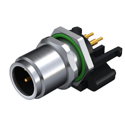 2423990000 - M12 PCB Connector, 4-Pole, IP67, -30 to 80°C  (Pack of 10)