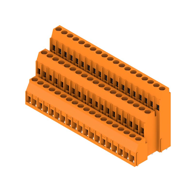 1979210000 - 5.08mm PCB Terminals, 57 Poles, 90° Angle, 3.2mm Pin  (Pack of 5)