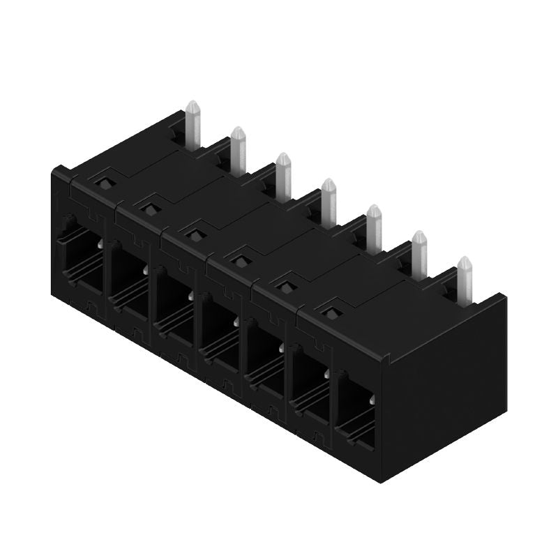 8000072510 - 7-Pole 5mm Male PCB Connector, 270° Angle  (Pack of 15)