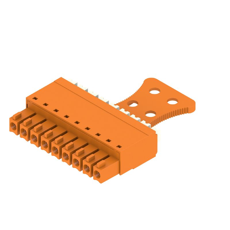 1235830000 - 9-Pole 3.81mm Female PCB Connector, Push In Design  (Pack of 50)
