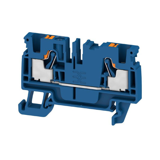 2534380000 - Dark Blue Push-In Feed-Through Terminal, 4 mm², 800V, 32A  (Pack of 100)
