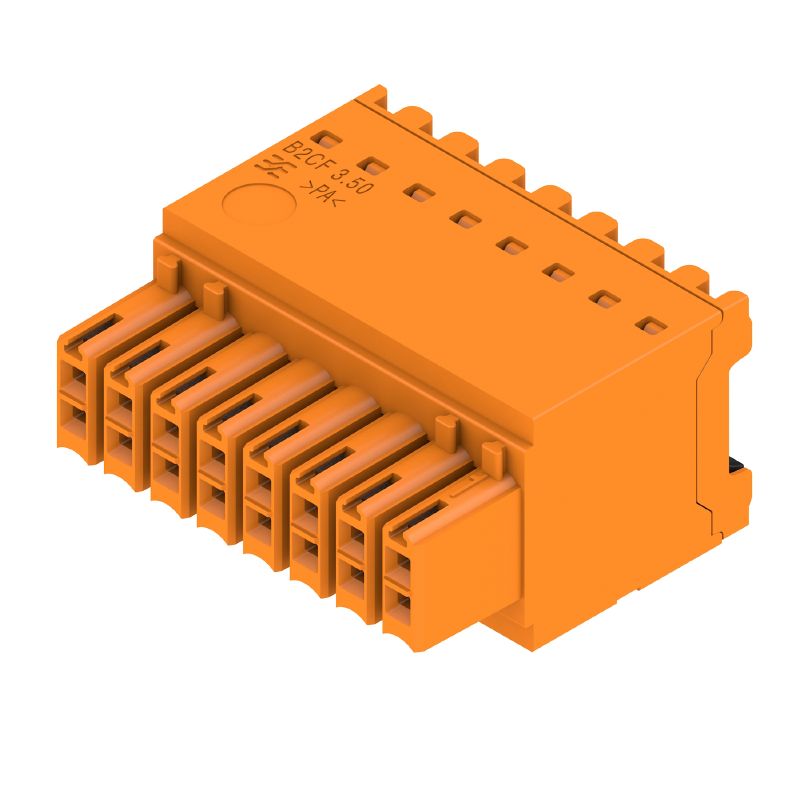 2976230000 - 16-Pole Push-In Connector, 25.25mm Depth, Touch-Safe Design  (Pack of 66)