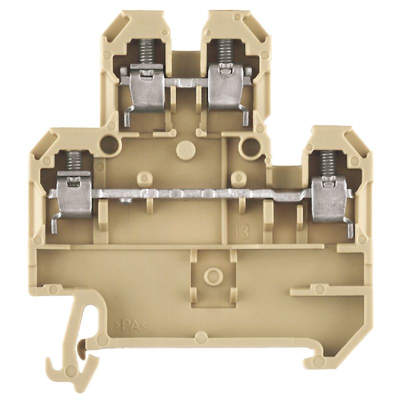 0590160000 - Modular Multi-Tier Terminal for 4mm² Wire, Beige/Yellow  (Pack of 25)