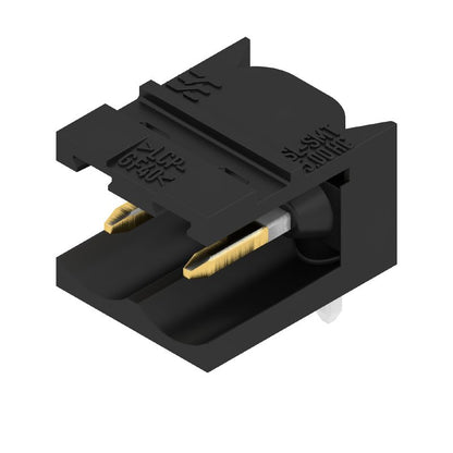 2425770000 - 5.00mm 2-Pole Gold-Plated PCB Connector with 90° Elbow  (Pack of 100)