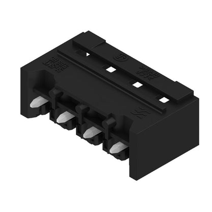 1775942001 - 5.08mm THT 4-Pole Male Header Connector in Black Box  (Pack of 100)