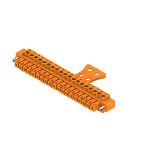 1236730000 - 3.81mm Female PCB Connector, 19 Poles, Clamping Yoke Design  (Pack of 50)