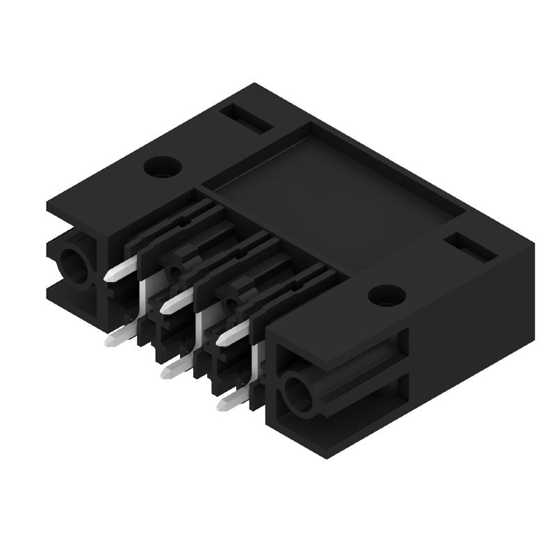 1930720000 - 3-Pole 7.62mm PCB Connector, 180° Angle, Black Finish  (Pack of 48)