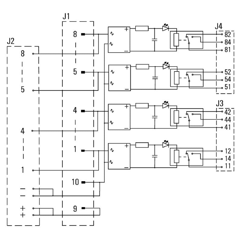 1447980000 - RSM-8 UL Certified 115VAC/DC Relay, 130mm x 87mm x 66mm