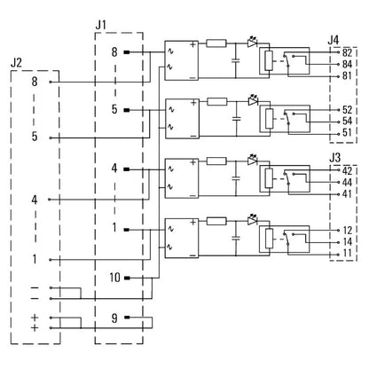 1447980000 - RSM-8 UL Certified 115VAC/DC Relay, 130mm x 87mm x 66mm