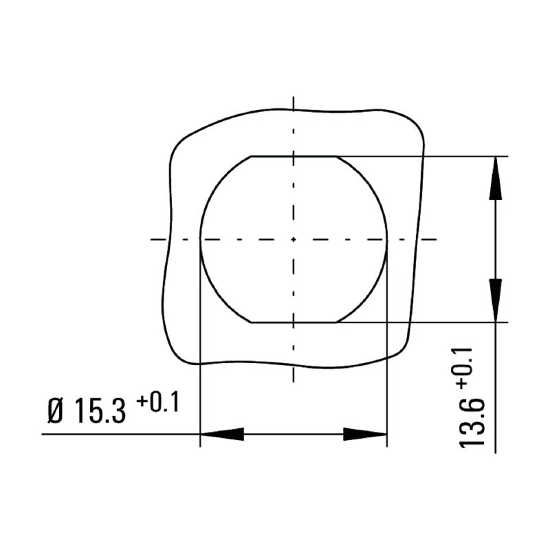 1115620000 - M12 Female Connector, 5 Poles, 1m Cable, PG 9 Mount  (Pack of 10)