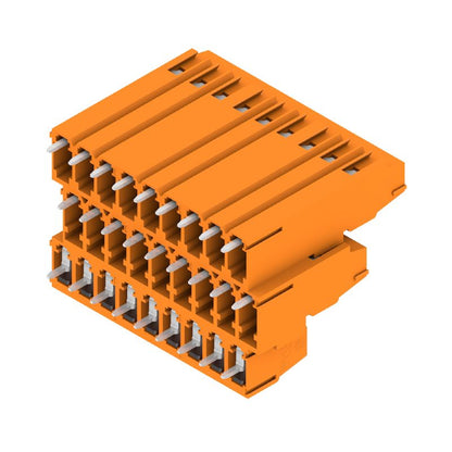 1769690000 - 27-Pole 5.08mm PCB Terminal, 90° Angle, Tinned Orange  (Pack of 20)