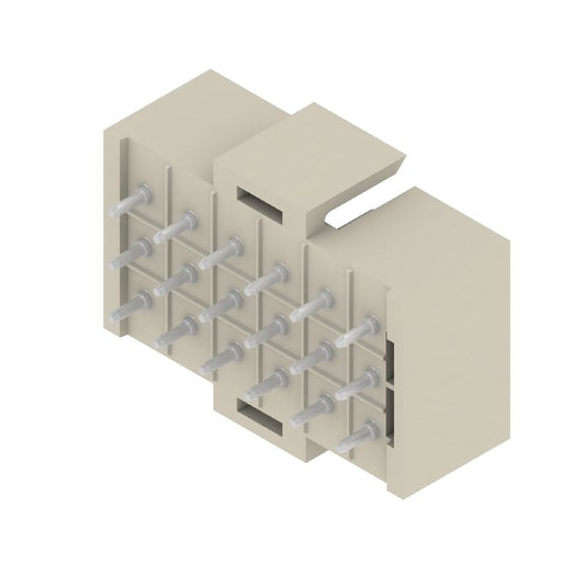 1444500000 - 18-Pole Male PCB Connector, 5mm Pitch, Pebble Grey  (Pack of 25)