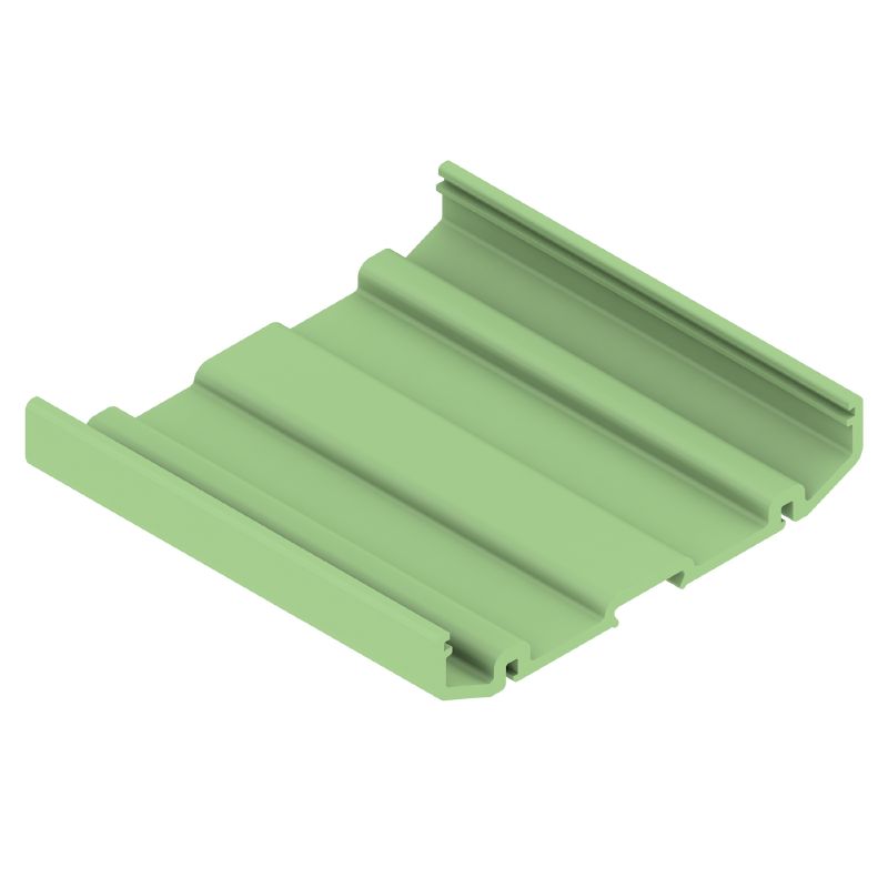 4347570000 - 2000mm Pale Green Extruded Profile for General Use  (Pack of 2)