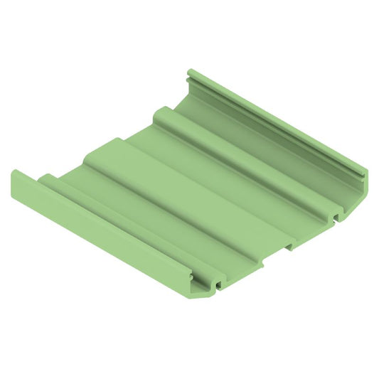 4347570000 - 2000mm Pale Green Extruded Profile for General Use  (Pack of 2)