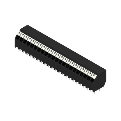 1885850000 - Black 3.50mm PCB Terminal, 22 Poles, 135° Angle  (Pack of 7)