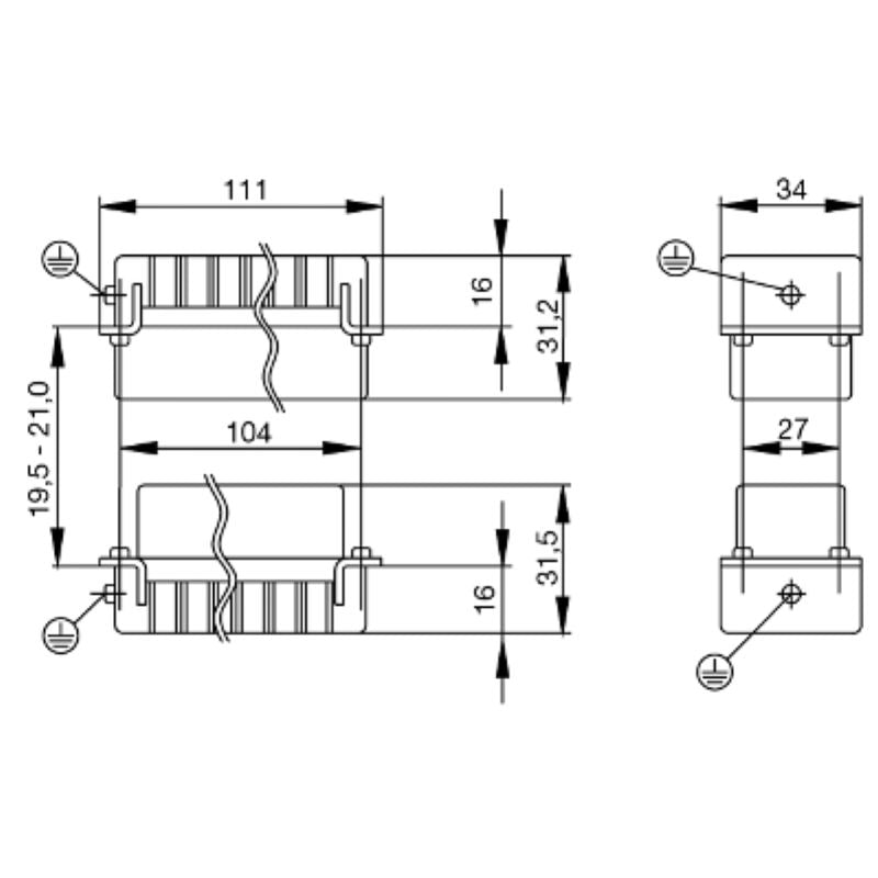 1651350000 - Elegant 120cm x 60cm Coffee Table with Lower Shelf