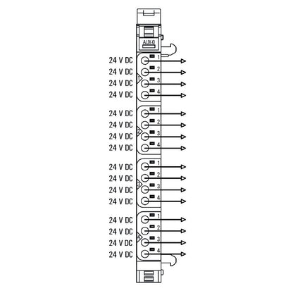1334780000 - 16-Pole Potential Distribution Module for 24V DC Systems