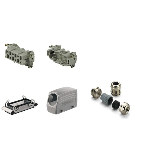 1724000000 - Heavy-Duty Connector Kit, 6 Poles, 400V, 35A, Aluminium