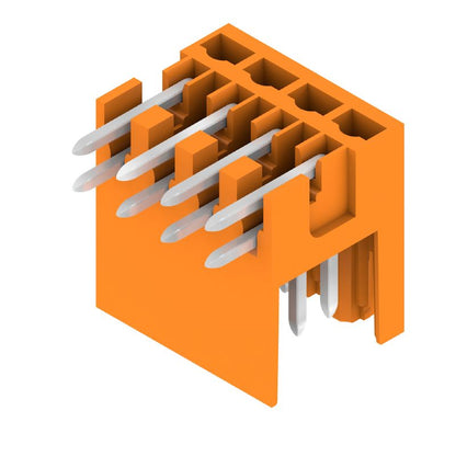 1728160000 - 3.5mm Male PCB Connector, 8 Poles, Orange PBT, 90°  (Pack of 132)