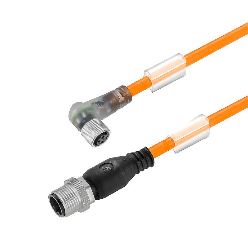 2812950300 - 3m PUR M12/M8 Sensor Line with LED Function