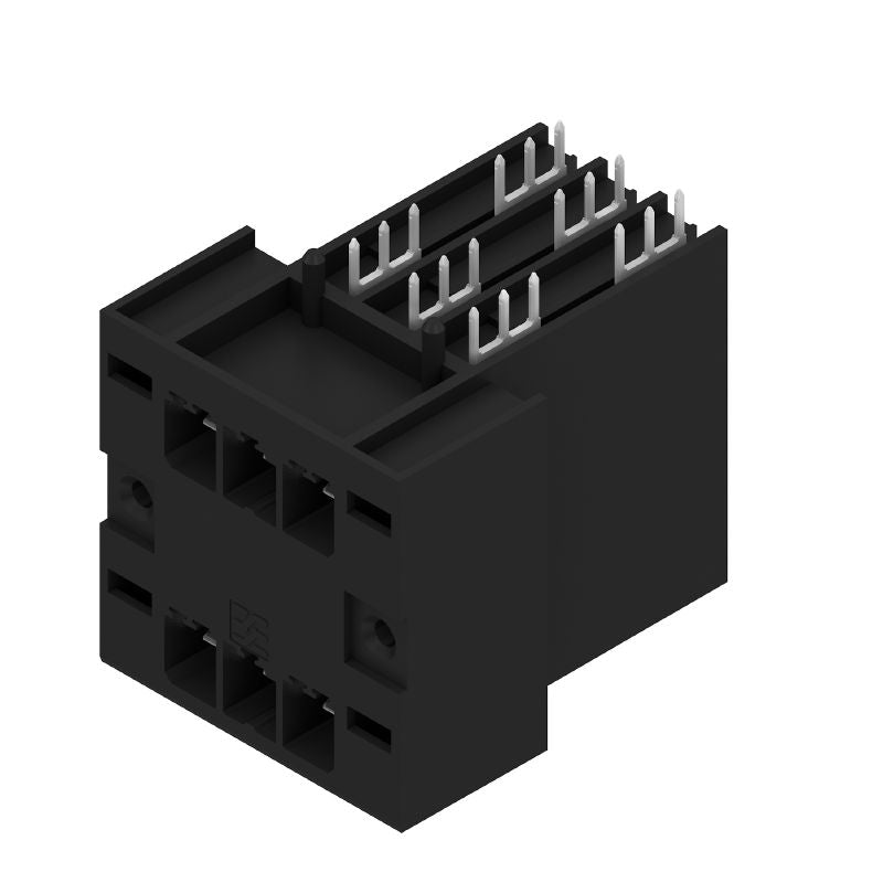 2431490000 - 7.62mm 6-Pole PCB Connector with Clip-On Flange  (Pack of 24)
