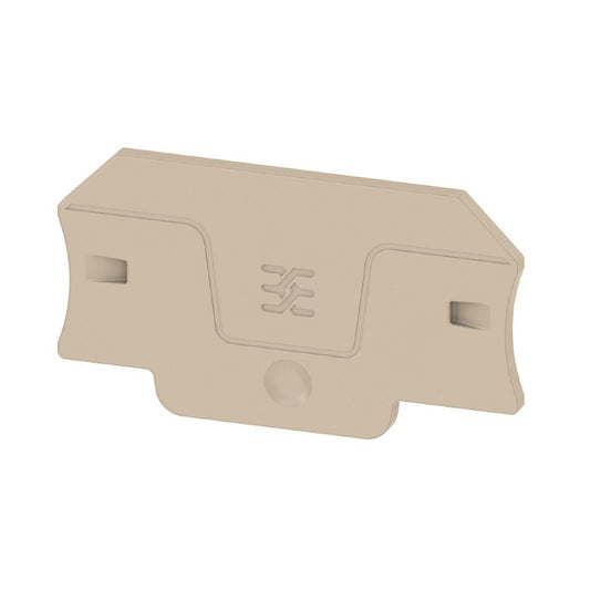 2871810000 - Dark Beige 58mm End Plate, V-0 Flammability Rating  (Pack of 20)