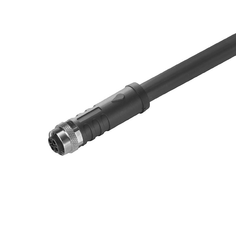 2049950990 - 9.9m M12 3-Pole Power Cable, Halogen-Free PUR Sheath