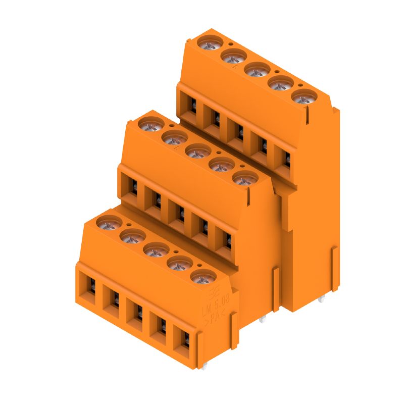 1769650000 - 5.08mm 15-Pole PCB Terminal with Tinned Pins and Yoke Connection  (Pack of 25)