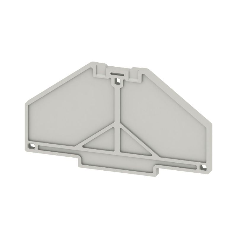 1211450000 - Grey Polycarbonate End Plate for Direct Mounting  (Pack of 10)
