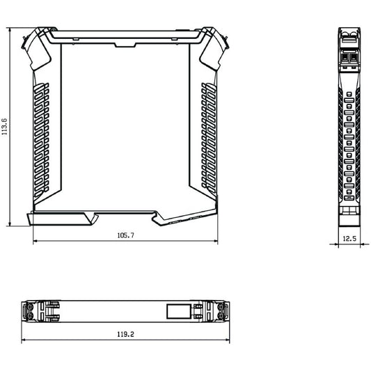 7760054123 - Fixed Passive Isolator for Current Signals - Galvanically Isolated