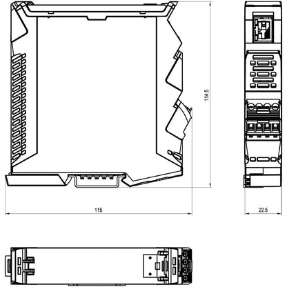 1510370000 - Modbus TCP Gateway for ACT20C Devices, Ethernet Connection