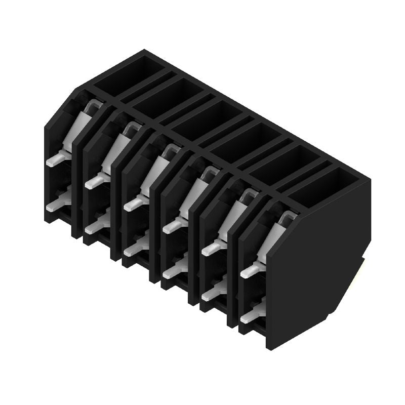 1884570000 - 5mm Pitch Black Circuit Board Terminals, 135° Angle, 6 Poles  (Pack of 18)