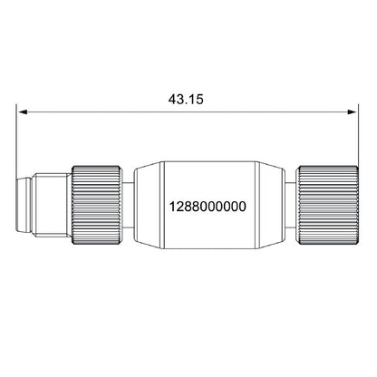 1288000000 - IP67 M8 Y-Adapter for 24V Devices, -25°C to 85°C