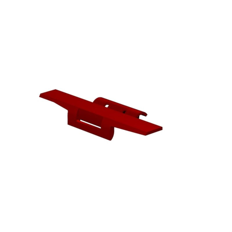1813250000 - Red 30mm SlimFix Clip for Cables, Pack of 150  (Pack of 150)
