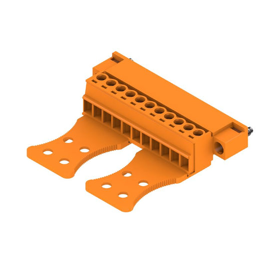 1237630000 - 11-Pole 180° PCB Male Plug Connector with Yoke Clamp  (Pack of 50)
