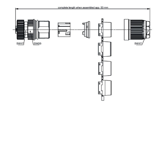 2530760000 - M12 IP67 Socket Connector with UL Certification
