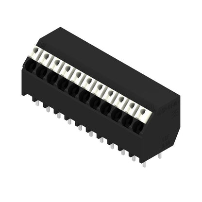1885740000 - Black 3.5mm PCB Terminal, 11 Poles, PUSH IN Connection  (Pack of 14)