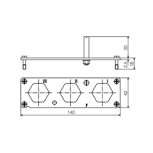 1079640000 - 3-Pole Stainless Steel HDC 24B with 8 Installation Size