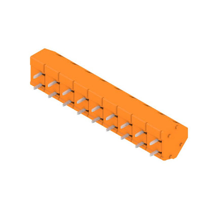 1952640000 - 7.5mm Pitch Tinned PCB Terminal, 9 Poles, 135° Pin Length  (Pack of 100)